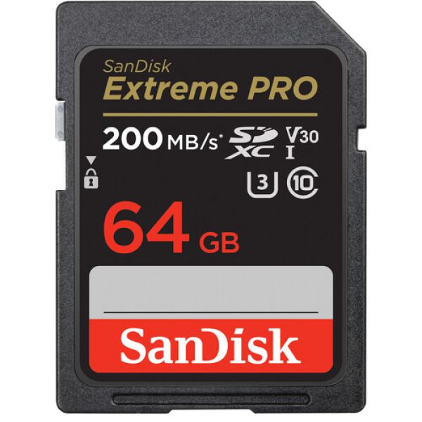Cartão de memória SDHC C10 200Mb/s ExtremePro 4K SANDISK SDHC 200M 64GB