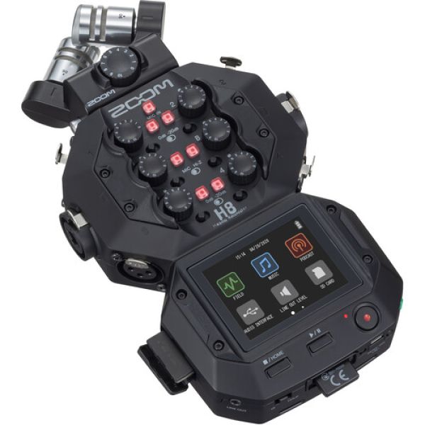 ZOOM H8 Gravador de voz digital com slot SD/SDHC e conexão XLR - foto 5