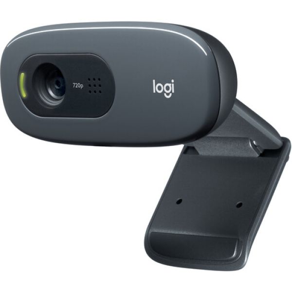 Webcam HD 720p compatível com PC e Mac  LOGITECH C270