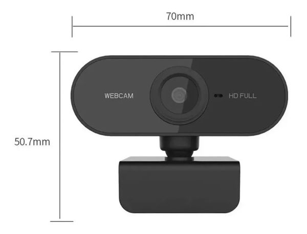 Webcam Full HD compatível com PC e Mac GENERAL BRAND 