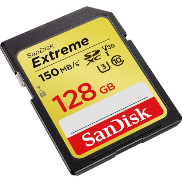 SANDISK SDHC 150M 128GB  Cartão de memória SDHC C10 150Mb/s Extreme 4K - foto 2