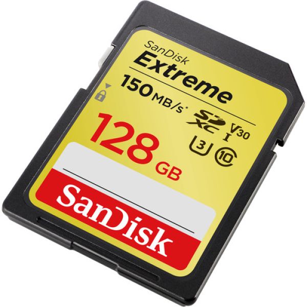 SANDISK SDHC 150M 128GB  Cartão de memória SDHC C10 150Mb/s Extreme 4K - foto 3