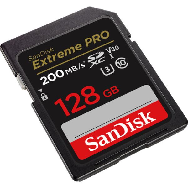 SANDISK SDHC 200M 128GB Cartão de memó SDHC C10 200Mb/s ExtremPro 4K - foto 2