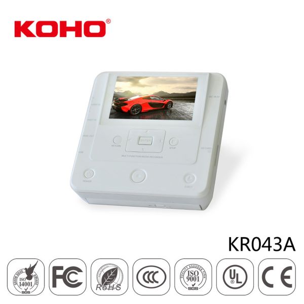 KOHO KR-043A Gravador de DVD multi-função com LCD de 3,4” - foto 8