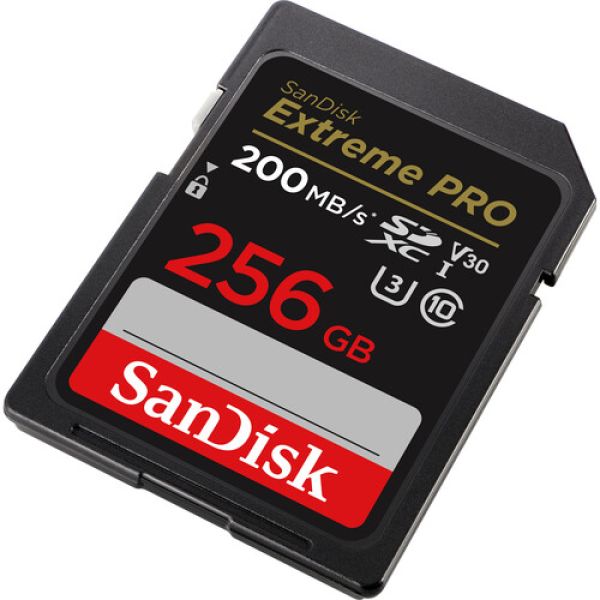 SANDISK SDHC 200M 256GB Cartão de memória SDHC C10 200Mb/s ExtremPro 4K - foto 3