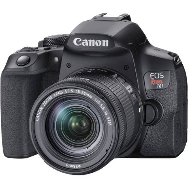 Máquina fotog de 24Mp com lente 18-55mm CANON EOS T8i