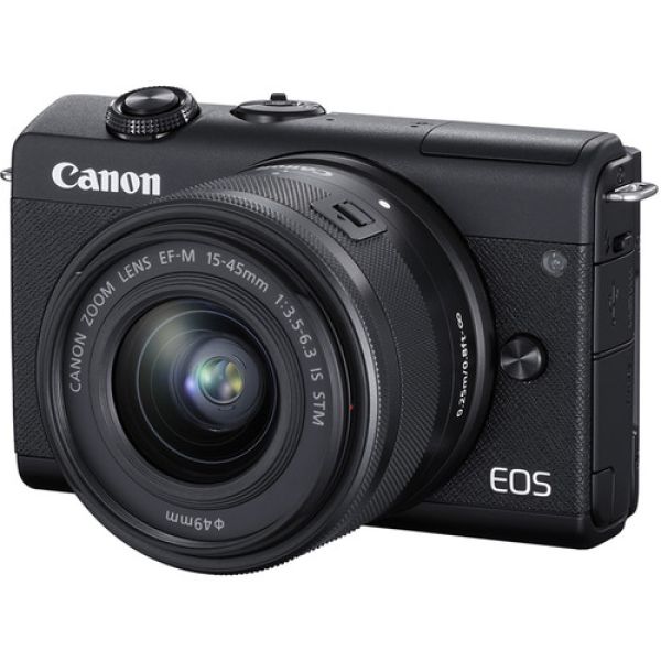 CANON EOS M200 Máquina fotog de 24Mp Mirrorless com lente 15-45mm 