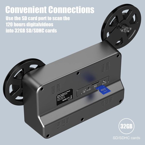 EYESEN M127-B Telecine digital de Super 8 USB com gravador SDHC - foto 3