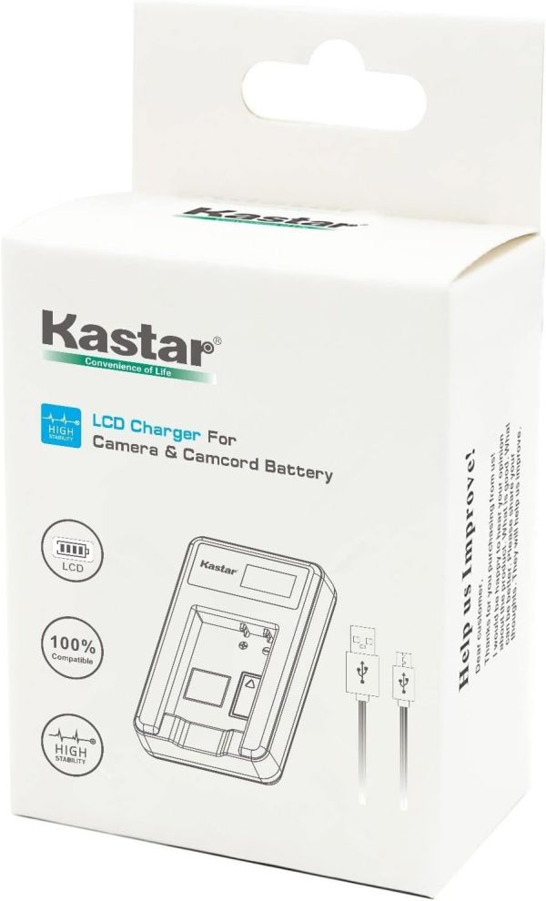 Kastar Battery Wall Charger Kit For Sony NP-BX1 – Includes 1240mAh Battery – Fits DSC-WX300