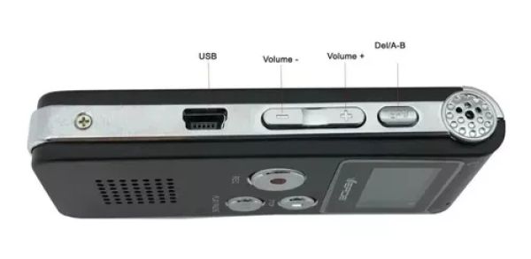 EVISTR L169 Gravador de voz digital com 8Gb USB e MP3 preto - foto 5