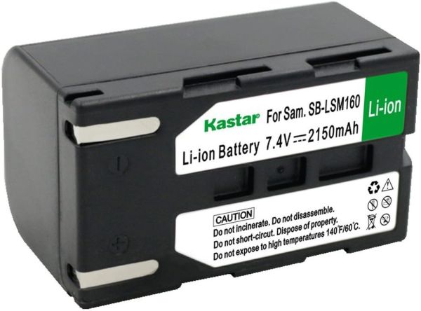 KASTAR SB-LSM160 Bateria de alta capacidade para Samsung