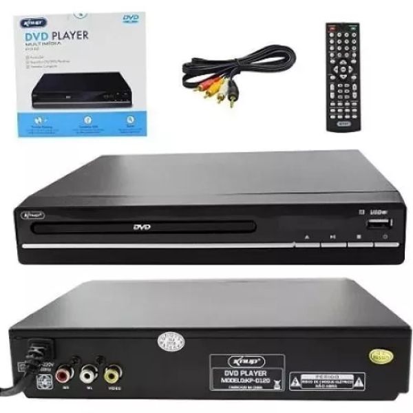 KNUP KP-D120 DVD Player com entrada USB - foto 3