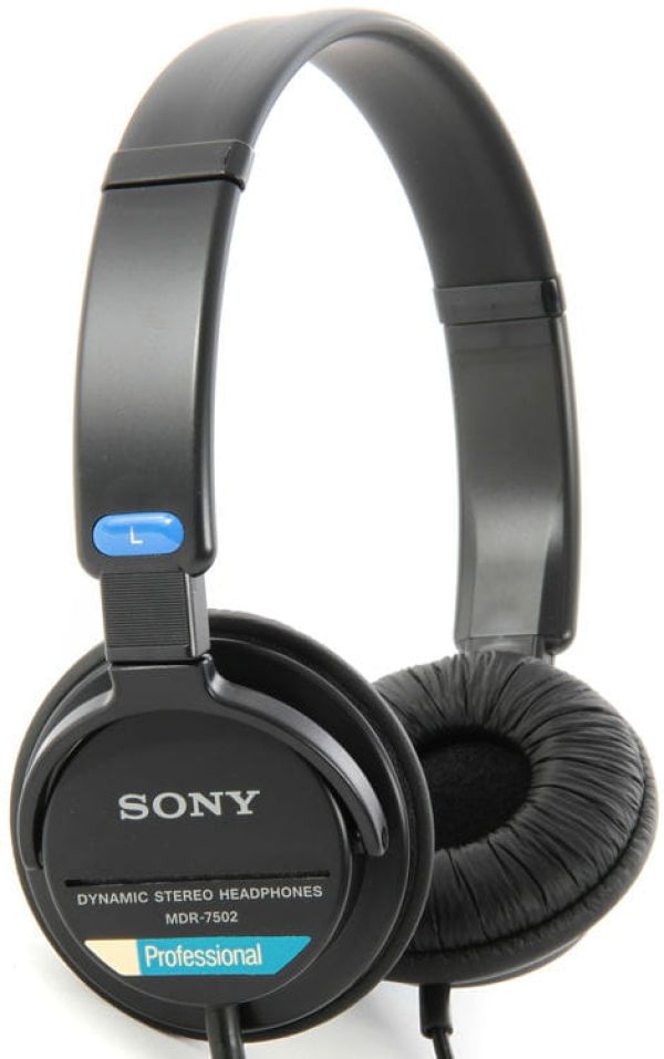 SONY MDR-7502 Fone de ouvido arco fechado profissional usado