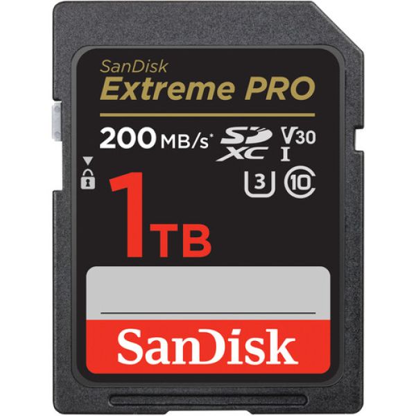 Cartão de memória SDHC C 10 200Mb/s ExtremPro 4K  SANDISK SDHC 200M 1TB 