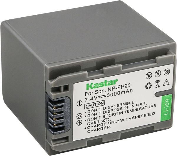 Bateria de alta capacidade para Sony KASTAR NP-FP90