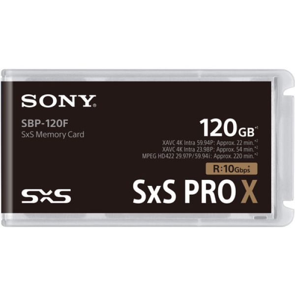 SONY SBP-120F Cartão de memória SXS Pro X de 120Gb - foto 2