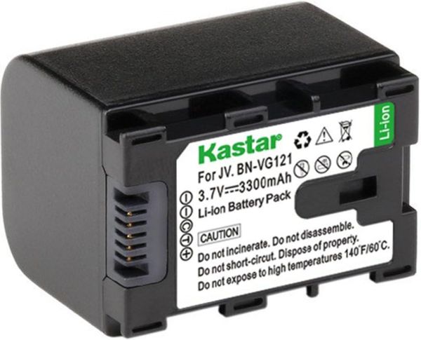 Bateria de alta capacidade para Jvc KASTAR BN-VG121