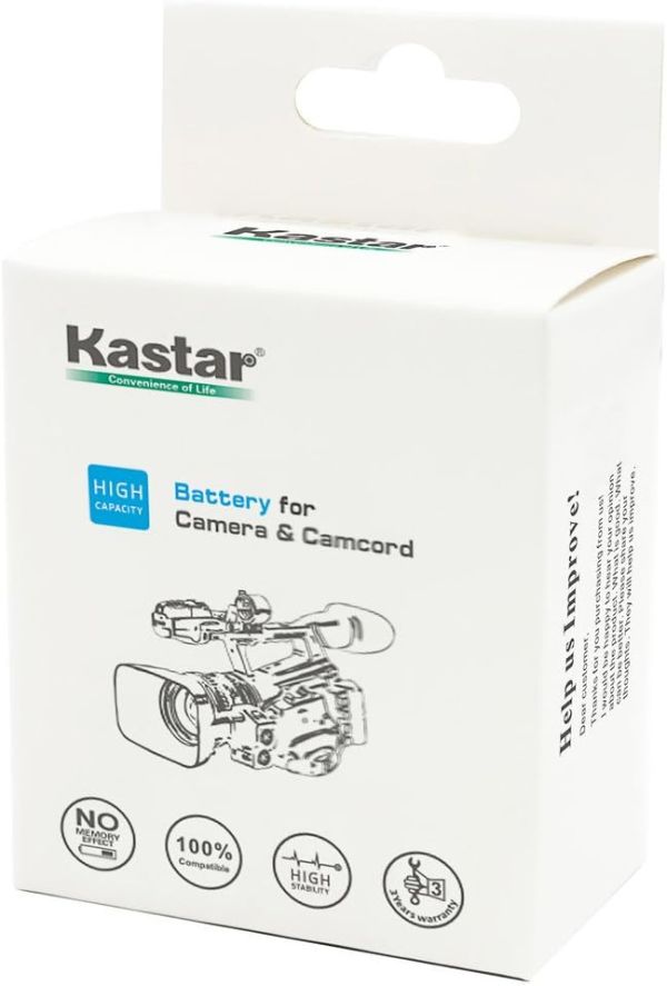 KASTAR BN-VG121 Bateria de alta capacidade para Jvc - foto 3