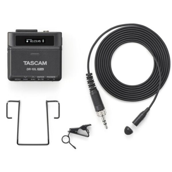 TASCAM DR-10L PRO Gravador de voz digital com slot Micro SD e microfone de lapela - foto 8