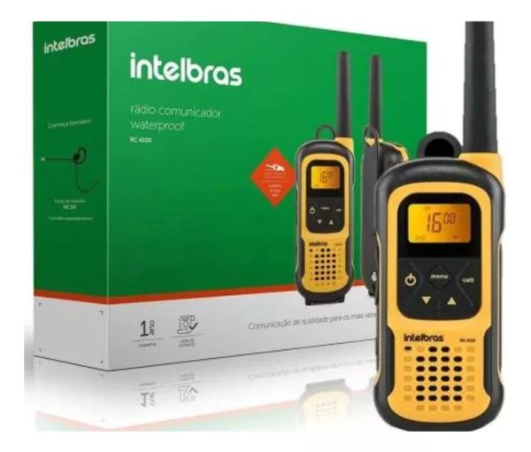 INTELBRAS RC-4102 Rádio walkie talkie intercom “par”
