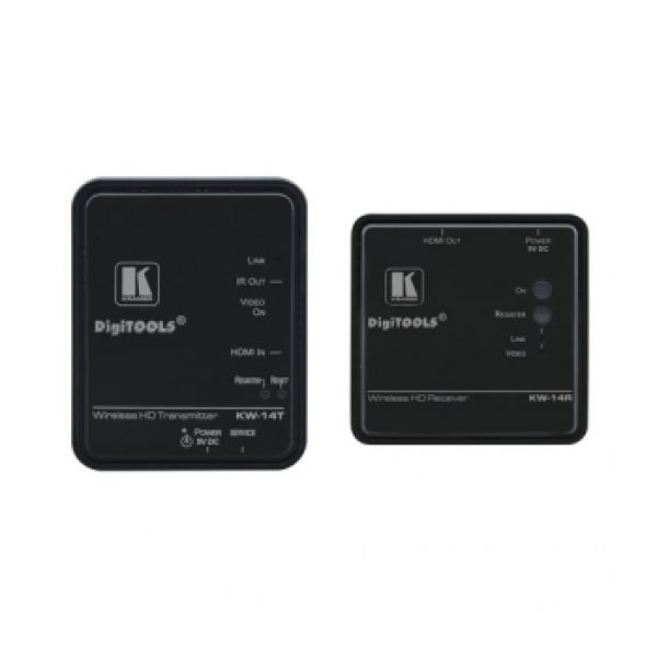 KRAMER KW-14 Transmissor e receptor sem fio de áudio e vídeo HDMI usado