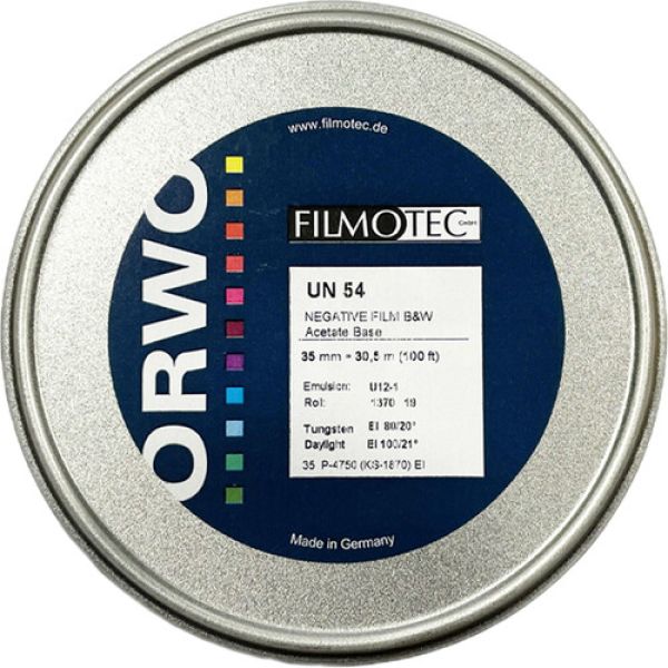 ORWO UN54 Filme cinema 35mm negativo P&B Daylight Spool com 30m
