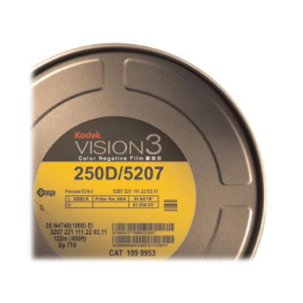 KODAK VISION3 250D/5207 Filme cinema 35mm negativo colorido mudo com 122m