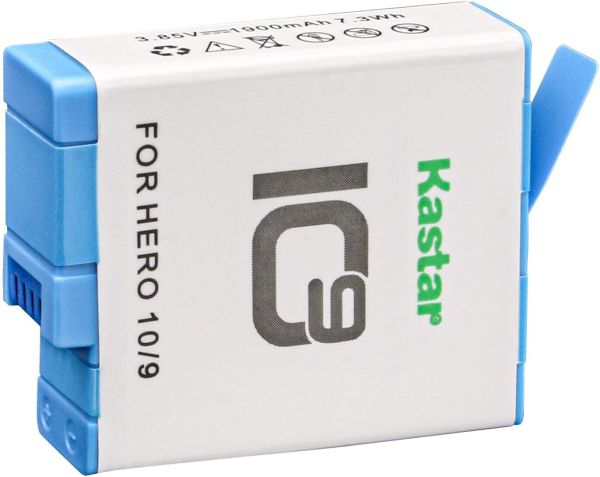 Bateria de alta capacidade para GoPro Hero 9/10  KASTAR ADBAT-001