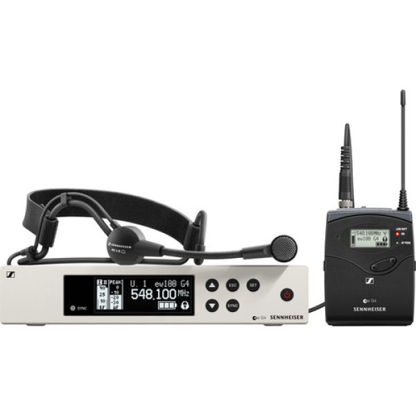 Microfone headset sem fio UHF SENNHEISER EW-100 G4-ME3