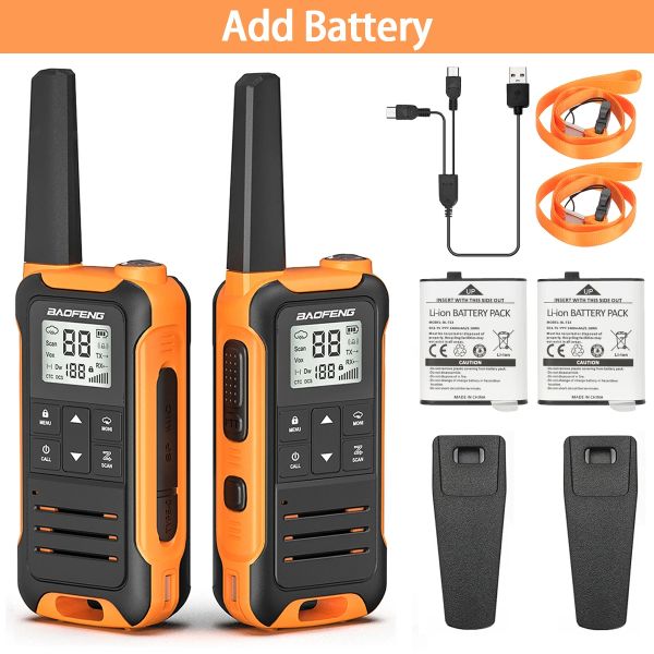 BAOFENG F22 Rádio walkie talkie intercom “4un” 22 canais - foto 12