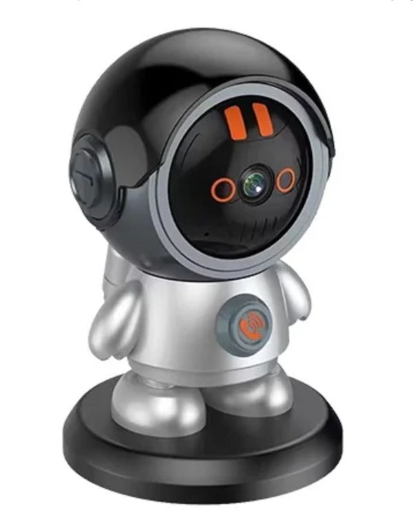 Micro câmera digital oculta em Robô prata 32Gb HNSAT ROBO PT