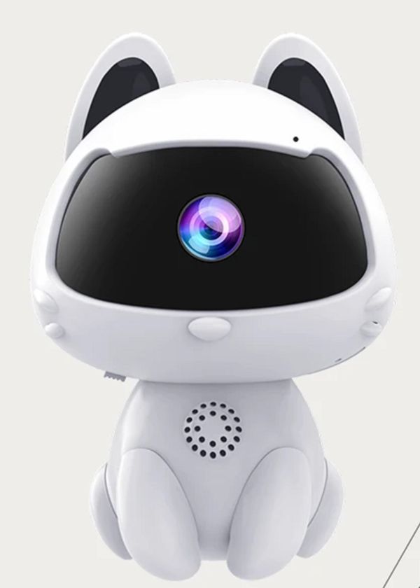 Micro câmera digital oculta em gato branco 32Gb HNSAT GATO BR