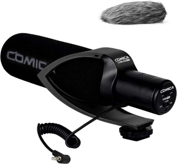 COMICA CVM-V30 PRO Microfone direcional com cabo P2 para filmadora/DSLR - foto 2