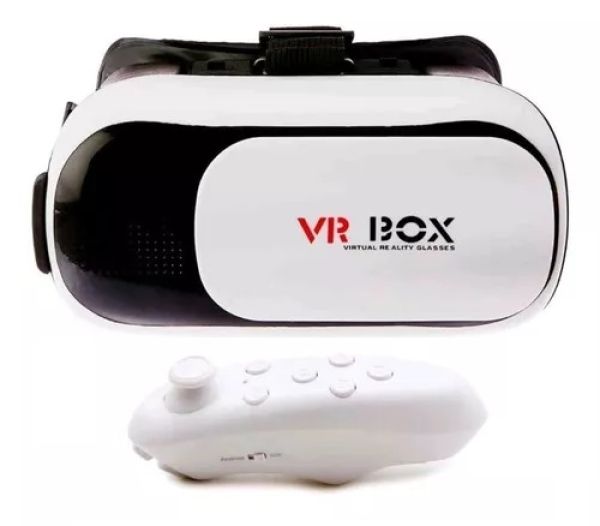 VR BOX 3D-VR Óculos de realidade virtual 3D com controle cardboard - foto 2