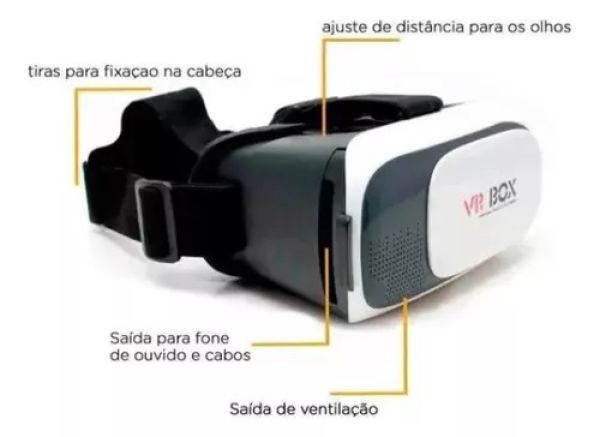 VR BOX 3D-VR Óculos de realidade virtual 3D com controle cardboard - foto 9