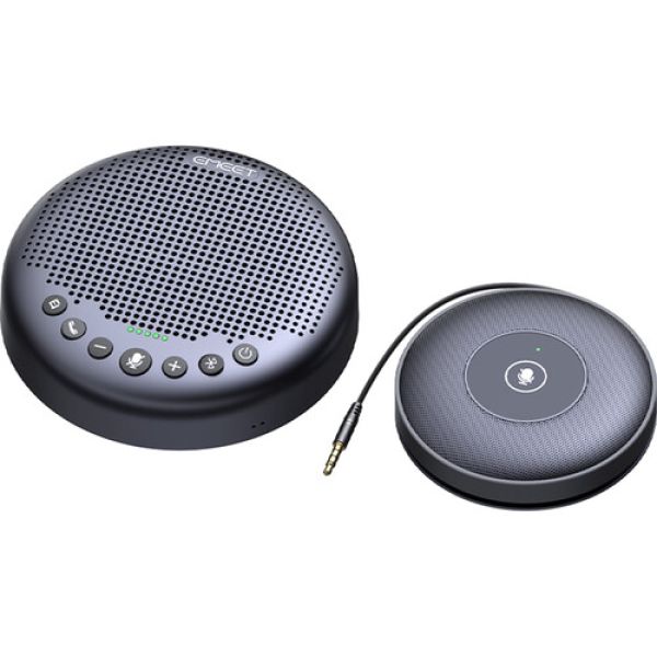 Microfone de mesa com bluetooth p/conferência viva-voz EMEET  LUNA PLUS