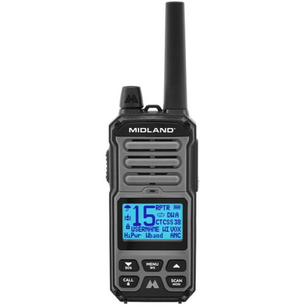 MIDLAND GXT67 Rádio walkie talkie intercom UHF com 50 canais  - foto 2