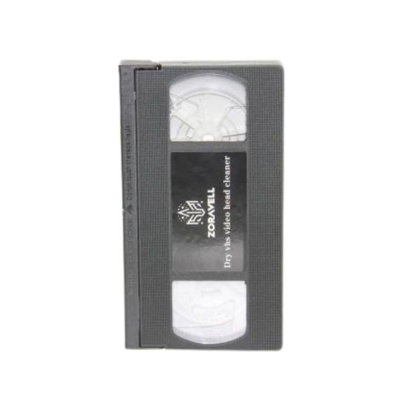 Fita de limpeza VHS à seco, sem fluido ZORAVELL VHS CLEANER