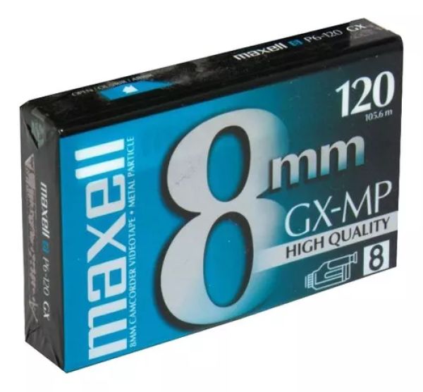 Fita Vídeo 8mm de 120 minutos GX-MP MAXELL P6-120 GX