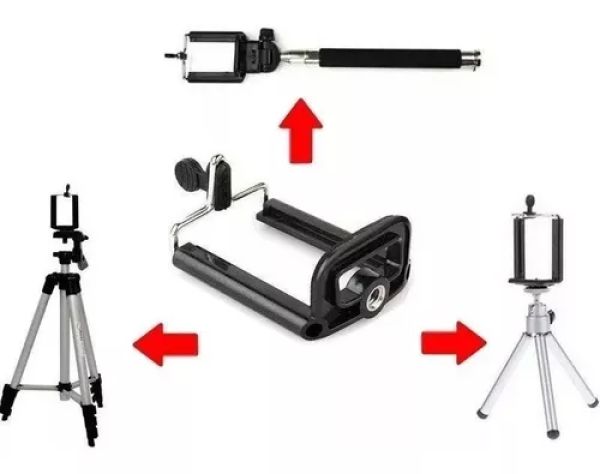 UNIVERSAL CEL-HOLDER Suporte para montagem de smartphone em tripé - foto 6