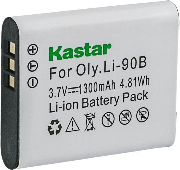 Bateria de alta capacidade para Ricoh DB-110 KASTAR LI-90B