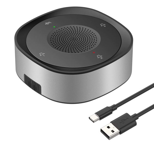 Microfone de mesa com cabo USB p/conferência viva voz JOUNIVO JV801