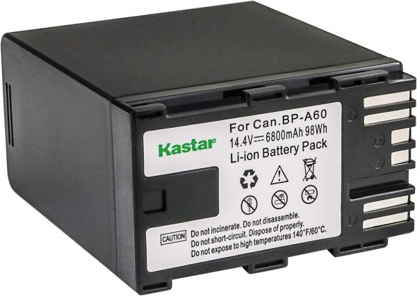 KASTAR BP-A60 Bateria de alta capacidade para Canon - foto 2