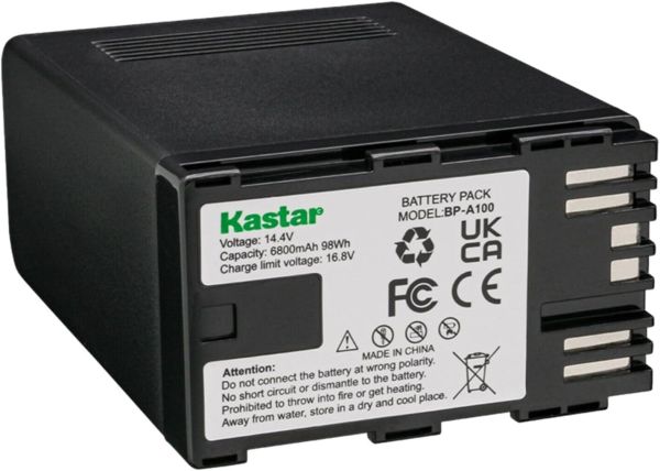 KASTAR BP-A100 Bateria de alta capacidade para Canon  - foto 3