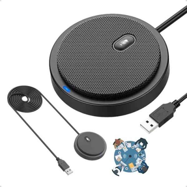UNIVERSAL UM02 Microfone de mesa com cabo USB para conferência  - foto 2