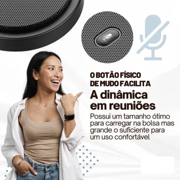 UNIVERSAL UM02 Microfone de mesa com cabo USB para conferência  - foto 4