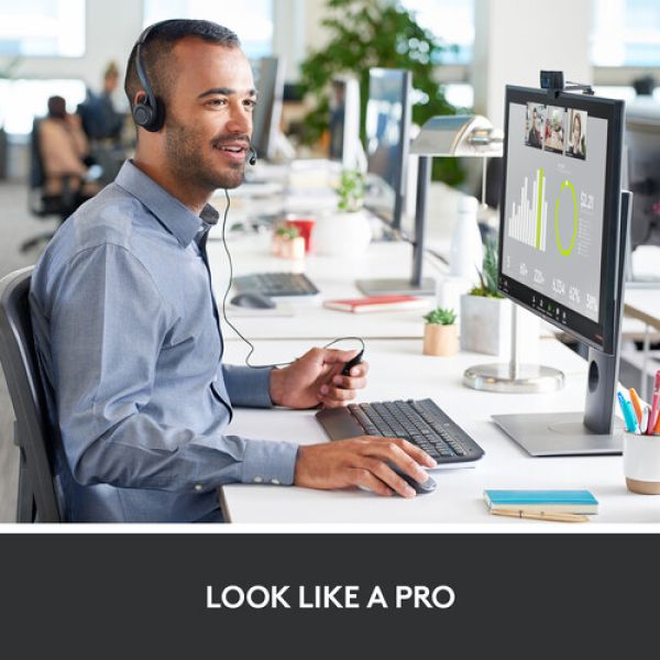 LOGITECH C920S HD PRO Webcam Full HD compatível com Mac e PC - foto 5