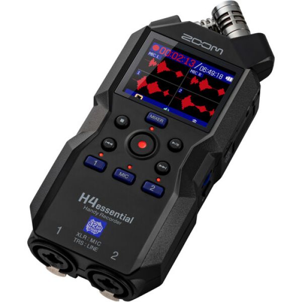 XLR ZOOM H4 ESSENTIAL Gravador de voz digital com slot Micro SD e conexão - foto 3