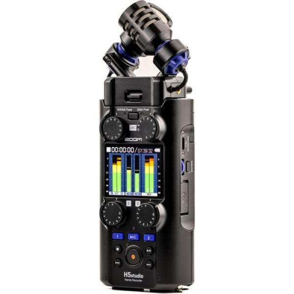 Gravador de voz digital com slot Micro SD e conexão XLR ZOOM H5 STUDIO