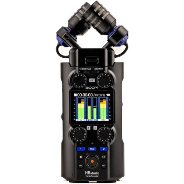 ZOOM H5 STUDIO Gravador de voz digital com slot Micro SD e conexão XLR - foto 2